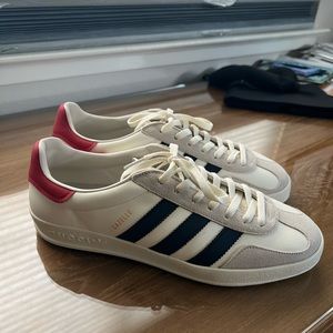 Size 9 - Adidas x Gucci Gazelle White